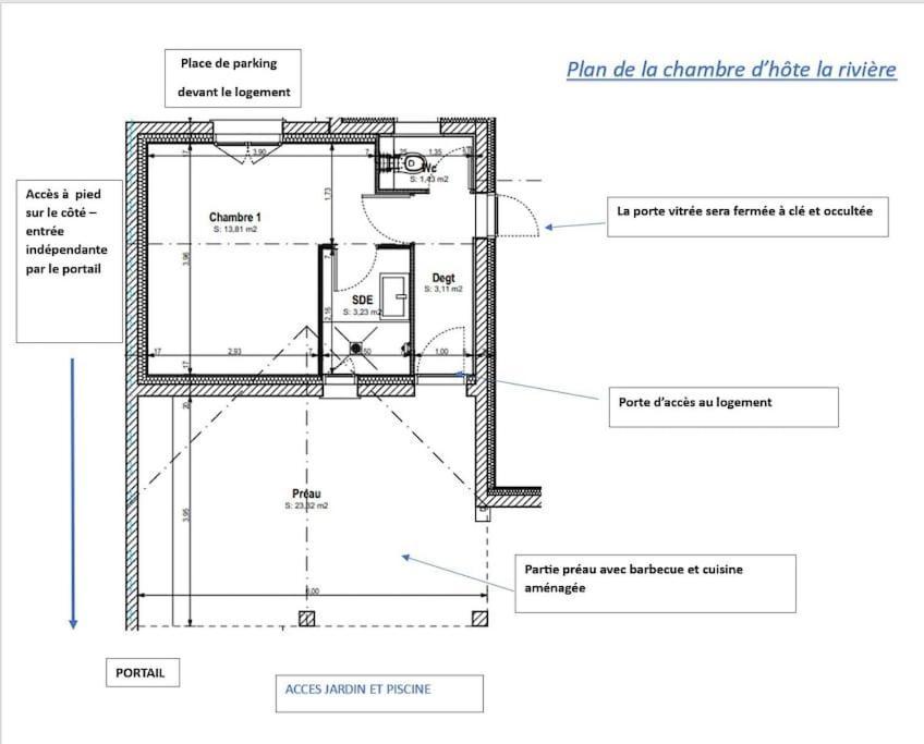 Chambre D Hote La Riviere 45M2 Jardin Et Piscine Aigrefeuille-dʼAunis Buitenkant foto